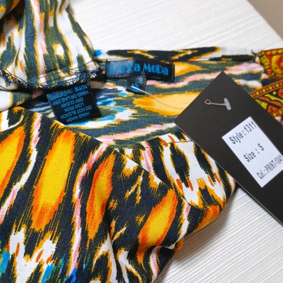 Sz S-L NWT Beach Cover or Dress by Bella McDa - Picture 6 of 8